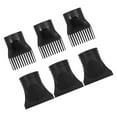 thumbnail image 3 of SHISUYAN 6Pcs Professional Plastic Hair Dryer Nozzle Diffuser Hair Dryer Nozzle Comb Attachment Concentrator Replacement Blow Flat Hairdressing Salon Styling Tool for Home and Salon Use, 3 of 8