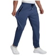 thumbnail image 2 of RFQWOVSR Men's Lightweight Quick Dry Athletic Joggers Elastic Breathable Running Workout Sweatpants with Zipper Pockets XL, 2 of 5
