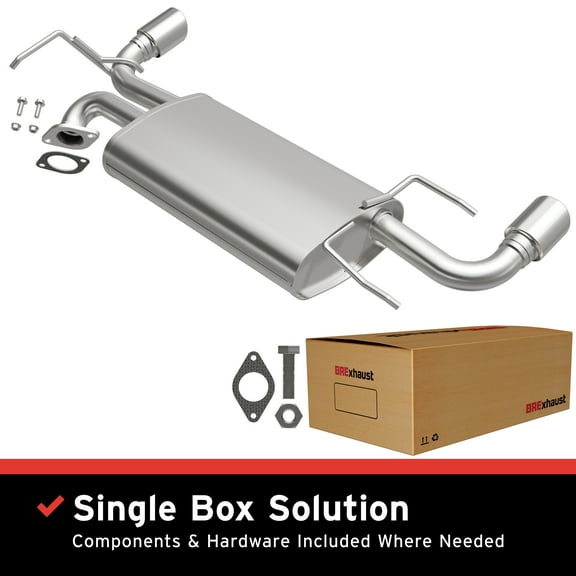 BRExhaust OE Replacement Exhaust Muffler Kit 108-0029: Compatible with 2003-2007 Nissan Murano 3.5L