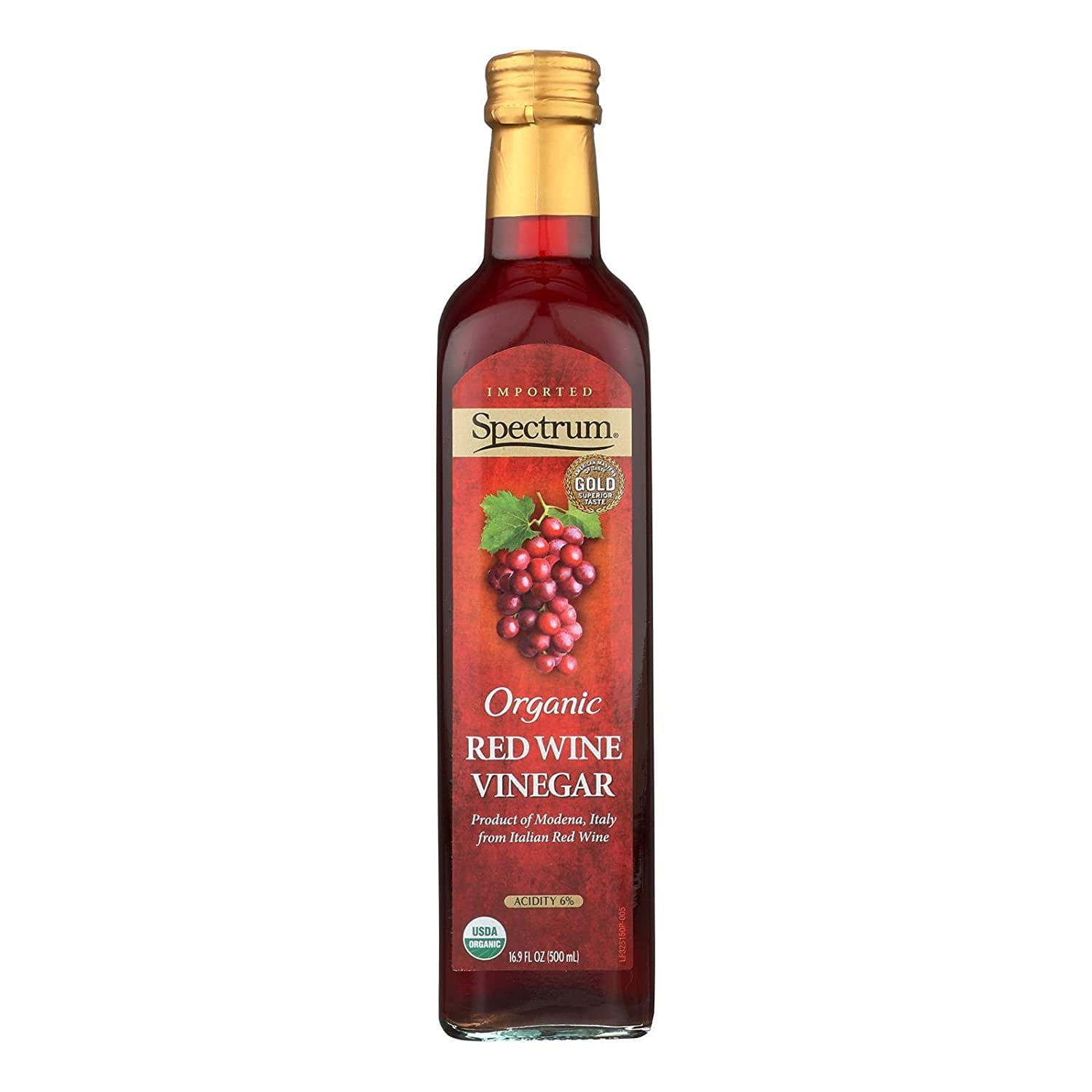 Spectrum Imported Organic Red Wine Vinegar 16.9 fl oz Pack of 3