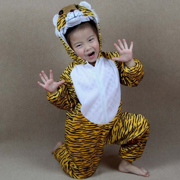 Niños Disfraz De Animal Cosplay Dinosaurio Tigre Elefante Halloween Animales Disfraces Mono Para Niño Niña