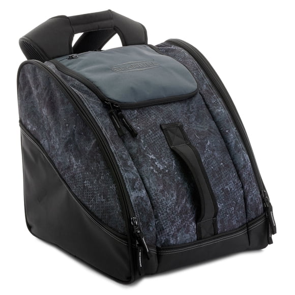 Sportube Traveler Boot Bag, 45L Ski & Snowboard Gear Backpack, Graphite Topo