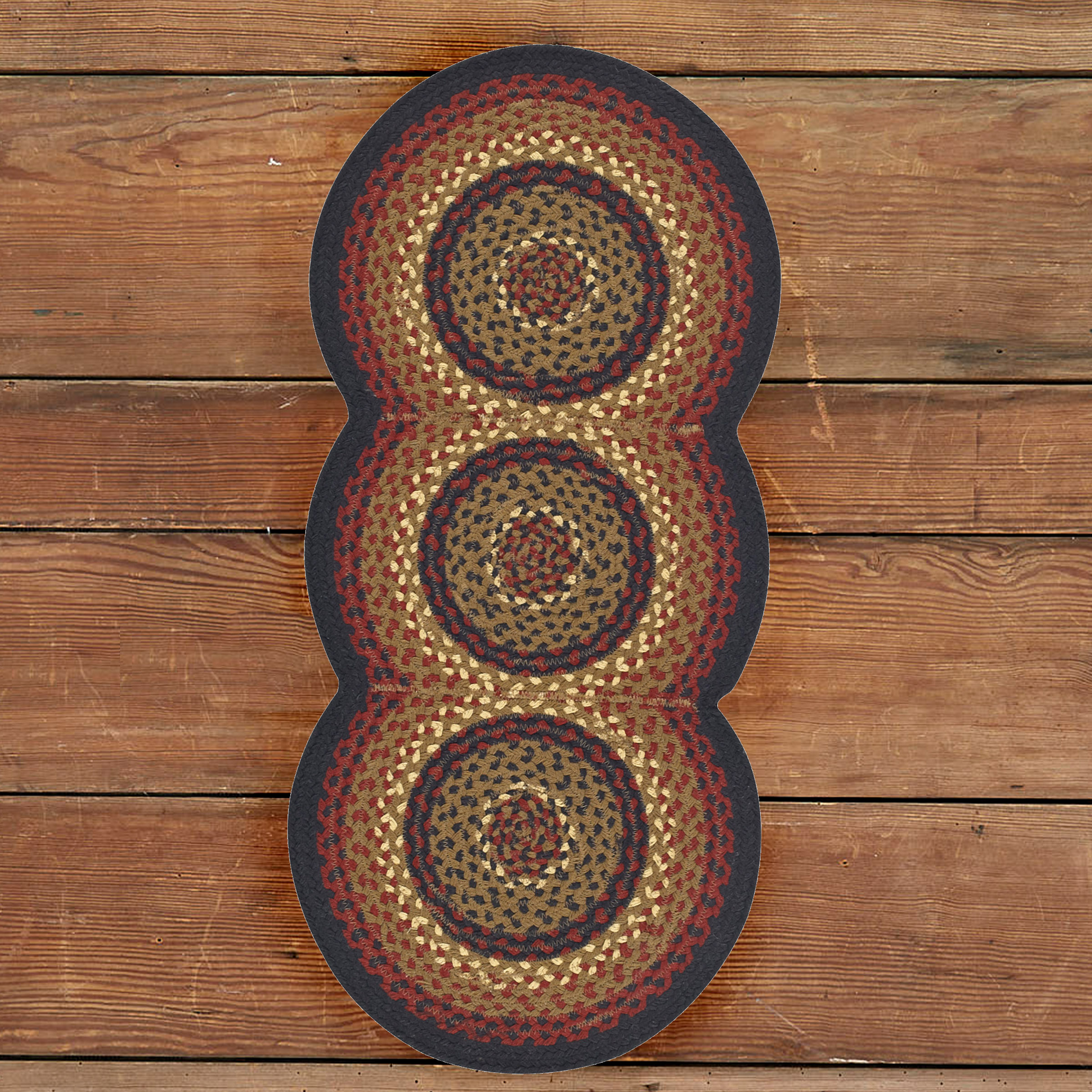 Park Designs Folk Art Braided Table Runner - 34''L