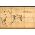 thumbnail image 1 of 24"x36" Gallery Poster, Map exped Rocky Mountains Oregon California 1843, 1 of 1
