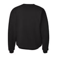 thumbnail image 4 of Hanes Unisex Ultimate Cotton Crewneck Sweatshirt, Soft Warm Fleece Pullover, Black, 2XL, 4 of 4