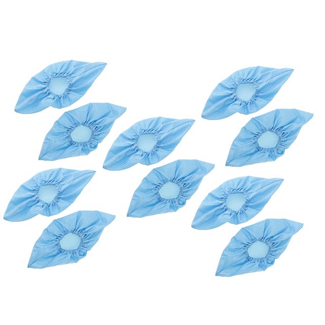 Fábrica del protector de la bota del sobrecalzado de la cubierta del zapato de la raya antiestática reutilizable lavable de 5 pares Baoblaze Cubierta del pie de la bota del zapato reutilizable