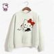 thumbnail image 3 of Sudadera con capucha de dibujos animados divertidos de HELLO KITTY para mujer, sudadera con capucha de HELLO KITTY de El viaje de Chihiro, sudadera con capucha gráfica de los años 90 para mujer, 3 of 5