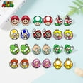 thumbnail image 2 of Pendientes de moda de Super Mario Bros, juguete de acción para niñas, Peach Yoshi, accesorio de joyería de anime, pendiente de acrílico de dibujos animados, regalo de cumpleaños para niños, 2 of 5