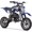 blue, variant on 39cc 4-Stroke Off-Road Mini Bike Gas Powered, 20 MPH max Speed, 27 Miles Range, Dual Disc Brakes, EPA Approved Pocket Bike Supports 165 lbs for Teens,Black