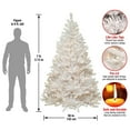thumbnail image 3 of National Tree Company Winchester Pine 7' White & Silver Christmas Tree, 3 of 6