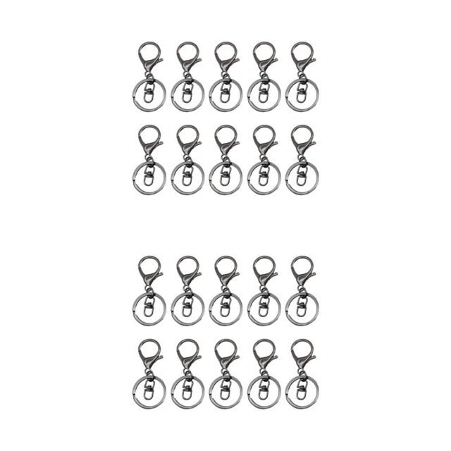 Guardoinrt 10piece Carabiners Lobster Claw For Keychain - Strong And Functional Accessories For Easy Key Gun black 2Set