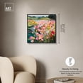 thumbnail image 4 of Riot of Color Canvas Print Floral Wall Art by Art Remedy, Black Frame, 24 x 24, 4 of 6