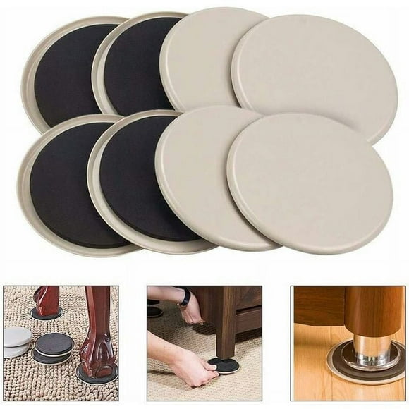 Reusable Furniture Slides for Heavy Furniture – Multi Surface Sliders for Carpet – Furniture Movers Hardwood Floors, Move Your Furniture Easily