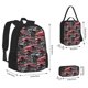 thumbnail image 2 of Disketp Red And Blue Cars Mochila Estampada de Gran Capacidad con Lonchera y Estuche, Set de 3 Piezas para Estudiantes, 2 of 7
