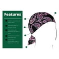 thumbnail image 5 of Zan Headgear Cotton Flydanna Headwrap Biker Skull, 5 of 5