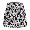 thumbnail image 5 of Garronmavis Tennis Golf Skirt for Women with Pockets Casual A Line Skirt Skort Built-in Shorts Mini Skirts Animal Print Golf Tennis Skort, Cow Print Dog Paw, Size 3XL, 5 of 7