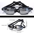 thumbnail image 4 of Gafas De Natación Galvanizadas, Impermeables, Antivaho, A Prueba De Rayos Ultravioleta, A Prueba De Polvo, Universales, Suaves, Ergonómicas, De Silicona, Para Pc, Con Caja De Almacenamiento Scienceny BA000593-00, 4 of 7