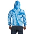 thumbnail image 2 of Tie-Dyed Tie-Dye 8.5 Oz Pullover Hood, 2XL, Spider Baby Blue, 2 of 3