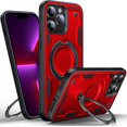 thumbnail image 1 of Diseñado para Funda Magnética para iPhone 13 Pro, Compatible con Magsafe, Resistente a Caídas de 10 pies, Resistente, con Soporte de Anillo Giratorio 360, Resistente, a Prueba de Golpes, 1 of 7