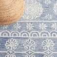thumbnail image 6 of SAFAVIEH Micro-Loop Darian Geometric Area Rug, Blue/Ivory, 8' x 10', 6 of 10