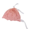 thumbnail image 1 of ITFABS Babies Prop Bonnets, Floral Lace Ruffle Edge Bottom Straps Tie Photography Cap, 1 of 4
