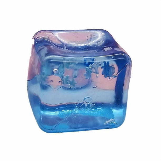 1pc Squishy Ice Cube Stress Balls Stress Balls for Kids and Adults Anxiety Relief, Funny Stress Calming Toys