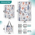 thumbnail image 2 of Extra Large Picnic Beach Blanket Waterproof Sand Proof Portable Outdoor Mat Pine Cones Trees Leaves. 60x80, 2 of 9