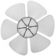 thumbnail image 1 of KAKOWELY Aspa de ventilador de repuesto Accesorio para ventilador de piso Aspa de ventilador de plástico Aspa de repuesto para ventilador, 1 of 5