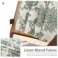 thumbnail image 4 of DriftAway Linen Floral Paisley Green Blackout Curtains for Living Room Bedroom 63 Inch Length 2 Panels Lined Grommet Window Drapes Thermal Farmhouse Country Jacobean Curtains Loden Green, 4 of 8