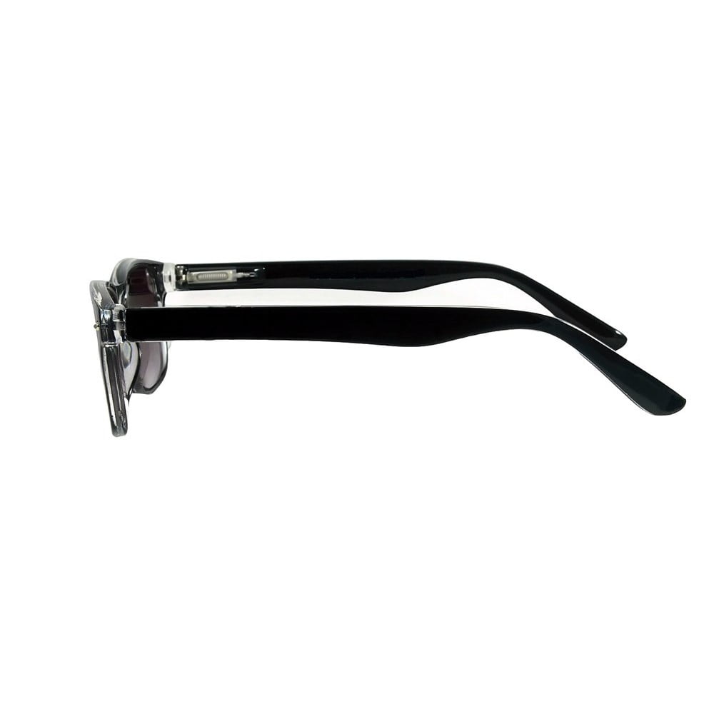 "The Summerville" 3 Pair of Full Reading Sunglasses (non bifocal) - Outdoor Sun Readers - Black/Black - 1.25