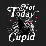 Learning Now Day Meme Wild Bobby Not Today Cupid Cute Funny Trash Panda Meme Valentine's Day ...