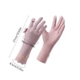 thumbnail image 3 of MMJ Ice Silk Sunscreen Gloves Breathable Thin for Outdoor Driving Against UV Touch Screen One Size 10.63x7.09in, 3 of 6