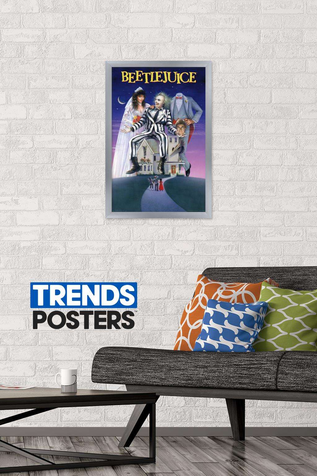 Beetlejuice - One Sheet Wall Poster, 14.725" x 22.375", Framed