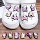 thumbnail image 2 of Venta al por mayor, amuletos de cocodrilo personalizados de alta calidad, patrón de gatito Holle, amuleto de zapatos de goma de Pvc suave para zapatos de zueco Jibitz, 2 of 4