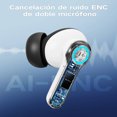 thumbnail image 4 of VEATOOL Wireless Bluetooth Headset,Mic Dual con Cancelación de Ruido ENC,80H de Uso,luces RGB, 4 of 10
