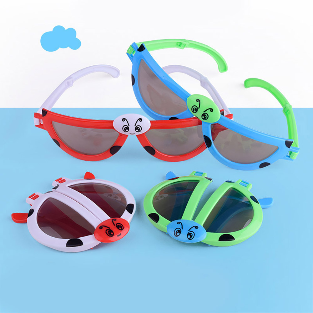 Foldable Kids Sunglasses Girls Boys Glasses Cute Child Eyewear Shades Goggles