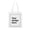 White, variant on Personalized Everyday Canvas Tote Bag Custom Name Photo Daily Carry