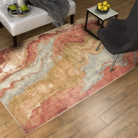 - Better Homes and Gardens Marbled Clay Area Rug