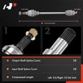 thumbnail image 2 of A-Premium Pair (2) Front CV Axle Shaft Assembly Compatible with Mazda 3 2005-2013, 3 Sport 2009-2013, 5 2006-2008 2012-2015, Manual Transmission, Left and Right, Replace# GG2825500F, GG2625600F, 2 of 9