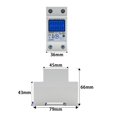 thumbnail image 6 of Single Phase Lcd Digital Energy Meter Voltage Current Power Consumption Counter Dds662, 6 of 8