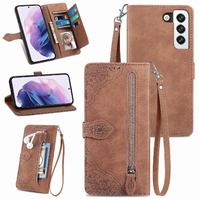 Funda billetera anti-golpes para GANGXUN Samsung S22 , ideal para día a día y trabajo