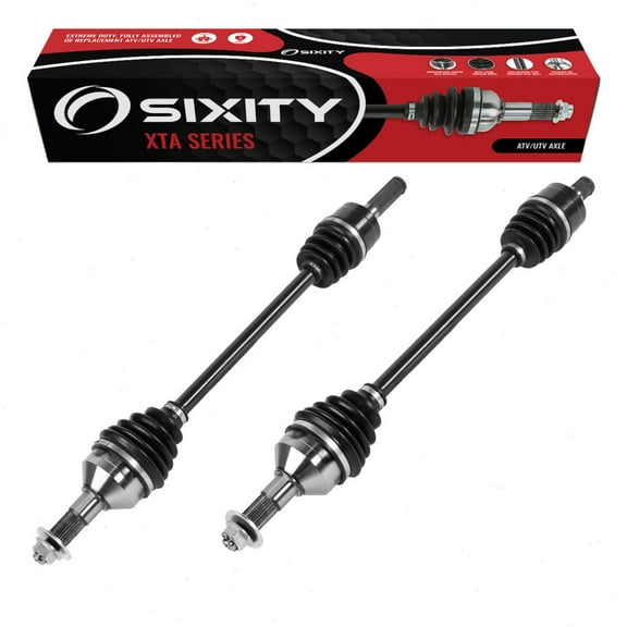 2 pc Sixity XTA Front Left Right Axles compatible with Kawasaki KRF800 Teryx Camo LE KRT750 Teryx4 4x4 EPS KRT800 2012-2021