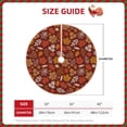 thumbnail image 2 of Balery Autumn Forest3 Printed Christmas Tree Skirt , Merry Christmas Party Christmas Tree Decoration,Adjustable Tree Skirt-48", 2 of 6