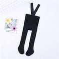 thumbnail image 3 of Kmbangi Toddler Girl Leggings Suspender Pants, Solid Color Straps Leggings Overalls, Spring Fall Outfit Clothes, 3 of 4