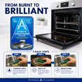 thumbnail image 4 of Oven and cookware cleaning paste, suitable for glass, appliances, ceramic, stoves, and - all-around kitchen cleaner - heavy-duty stainless steel degreaser, removes burnt-on grease and dirt 150g can, 4 of 4