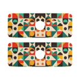 thumbnail image 7 of Yayeee Faucet Mat for Kitchen Sink 14.7" Diatomite Long Splash Guard Pad, Beige Geometric, 2 Pack, 7 of 7