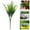 White, variant on 1 Bundles Artificial Plants Outdoor Fake Monkey Grass UV Resistant Faux Plans No Fade crimson Fake Flowers Greenery Shrubs for Front Porch Yard Pathway Office winter Christmas Décor Outside Indo
