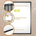 thumbnail image 4 of Magnetic Dry Erase White Board, 96 X 48 Inches, Black Aluminium Frame, 4 of 6