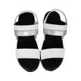 thumbnail image 4 of Women Leatherette Striped Open Toe Flatform Sandal 18483, 4 of 6