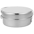 thumbnail image 4 of NIAIZEK Stainless Steel Camping Utensils Set with Cooking Pot and Pan, Outdoor Cookware for 2-3 People, and Portable, 4 of 8